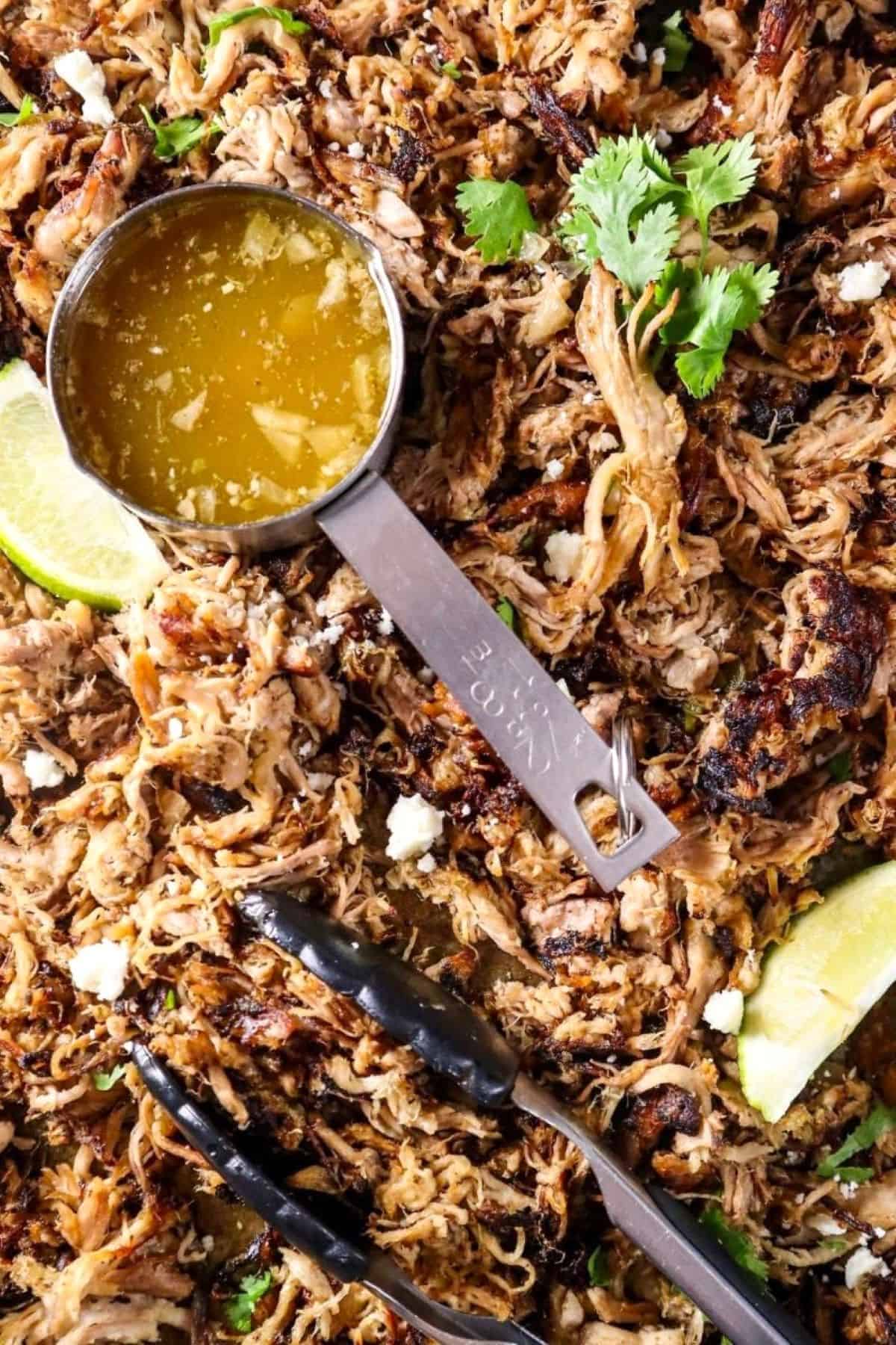 crispy pork carnitas in slow cooker