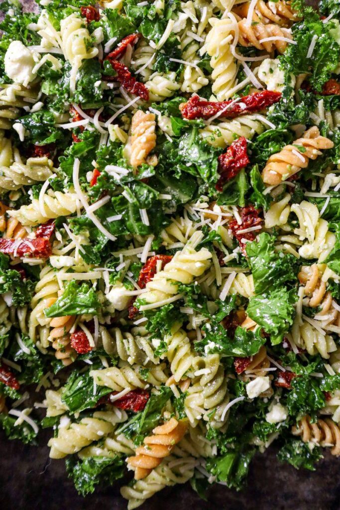 Mediterranean Pasta Salad- Must Love Garlic