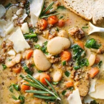 easy sausage and bean soup