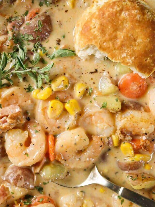 Creamy Shrimp & Corn Chowder
