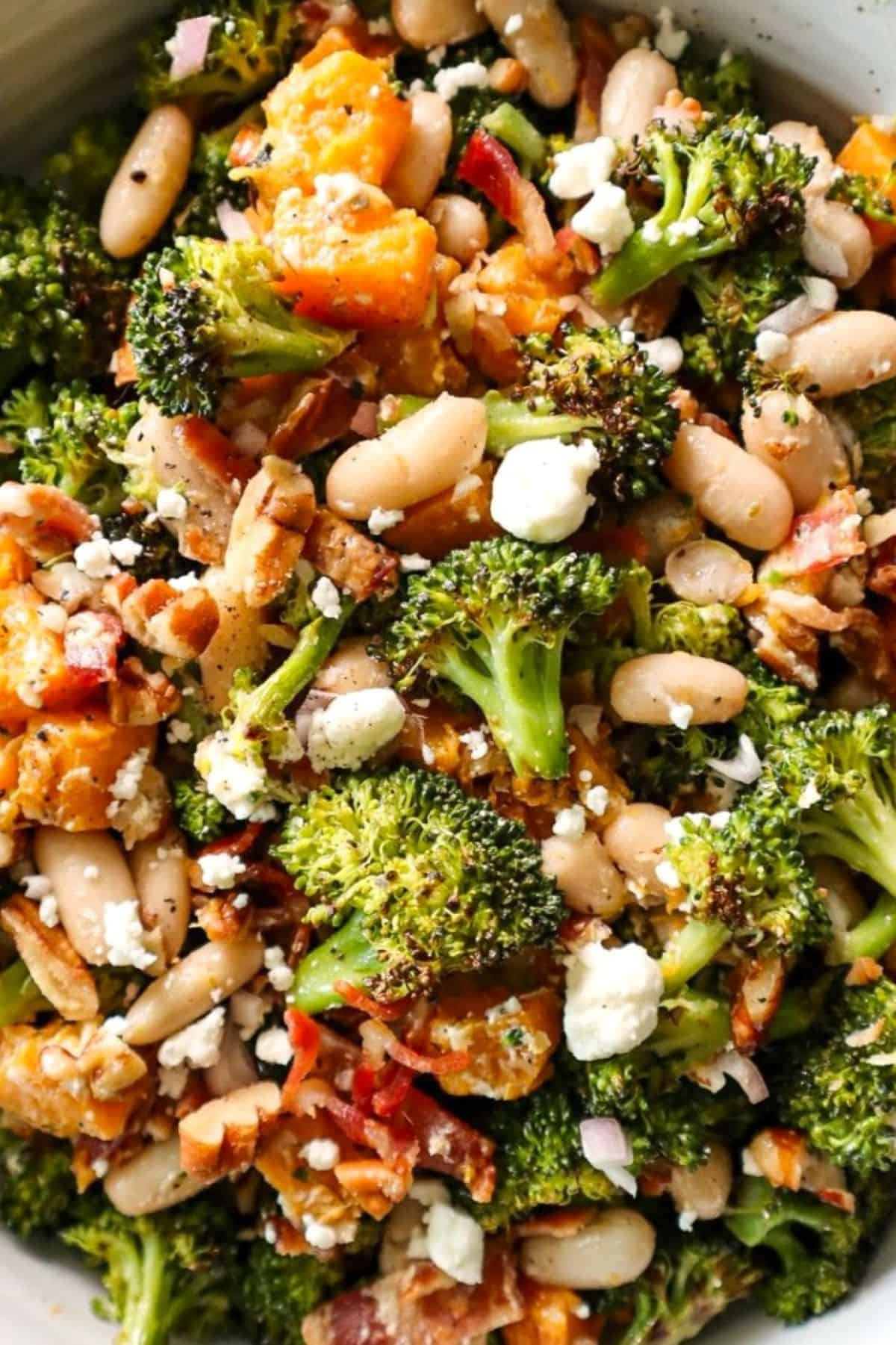 roasted broccoli salad