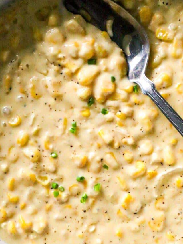 Honey & Garlic Creamed Corn
