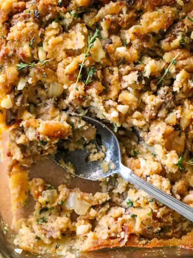 Honey Cornbread & Sausage Dressing
