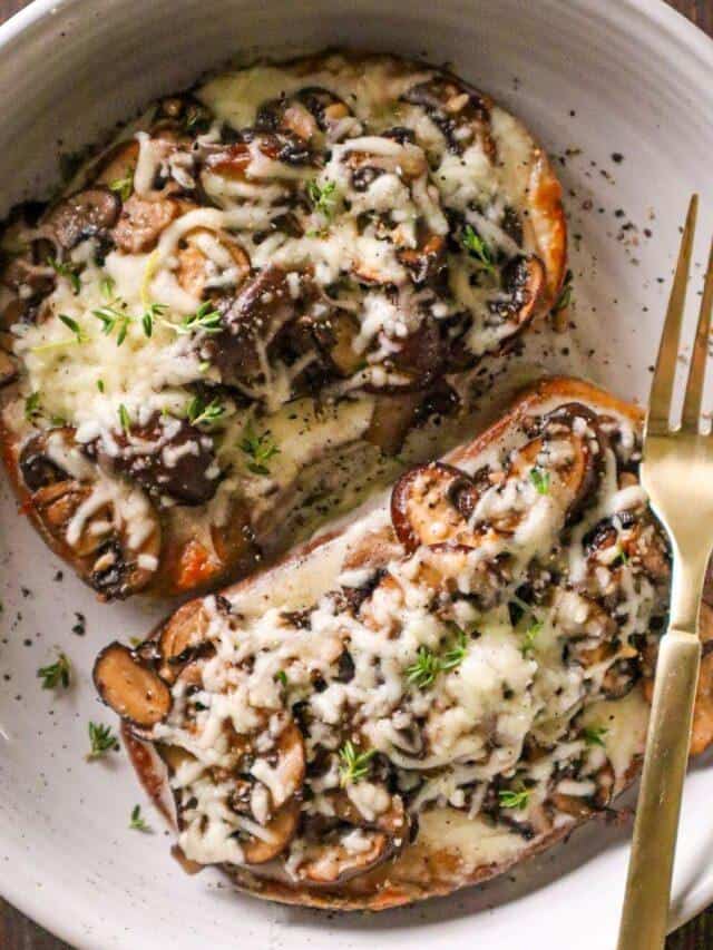 Herby Cheese & Mushroom Toast