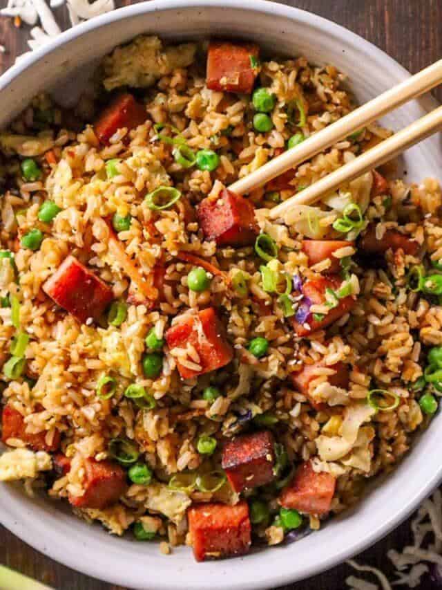 Quick & Easy Spam Fried Rice