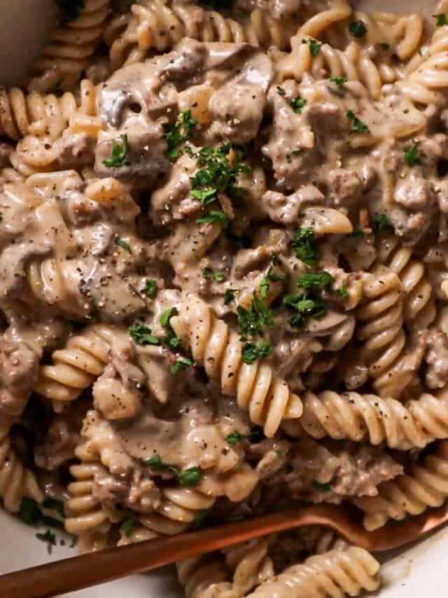 Homemade Stroganoff Hamburger Helper