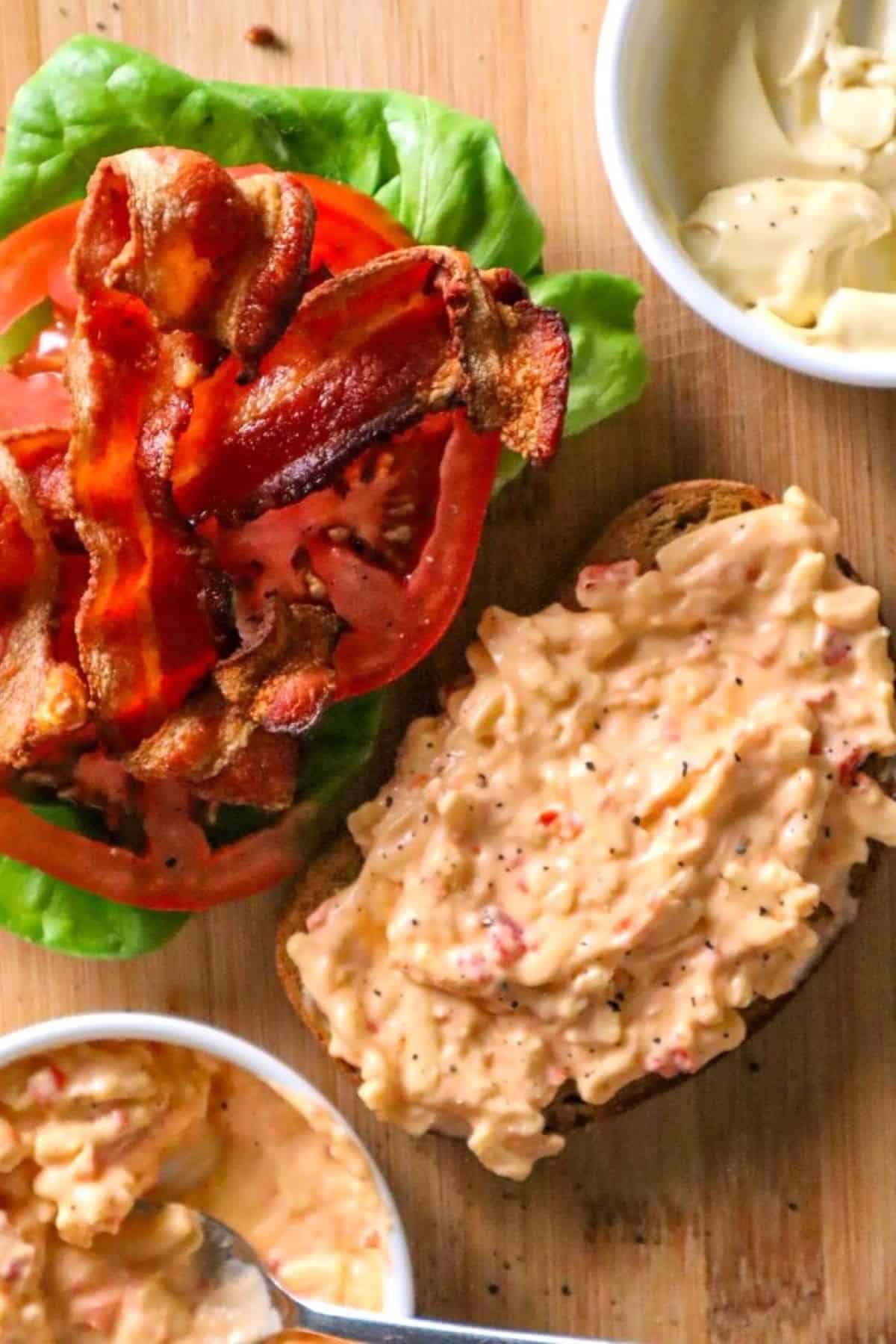 bacon pimento cheese sandwich