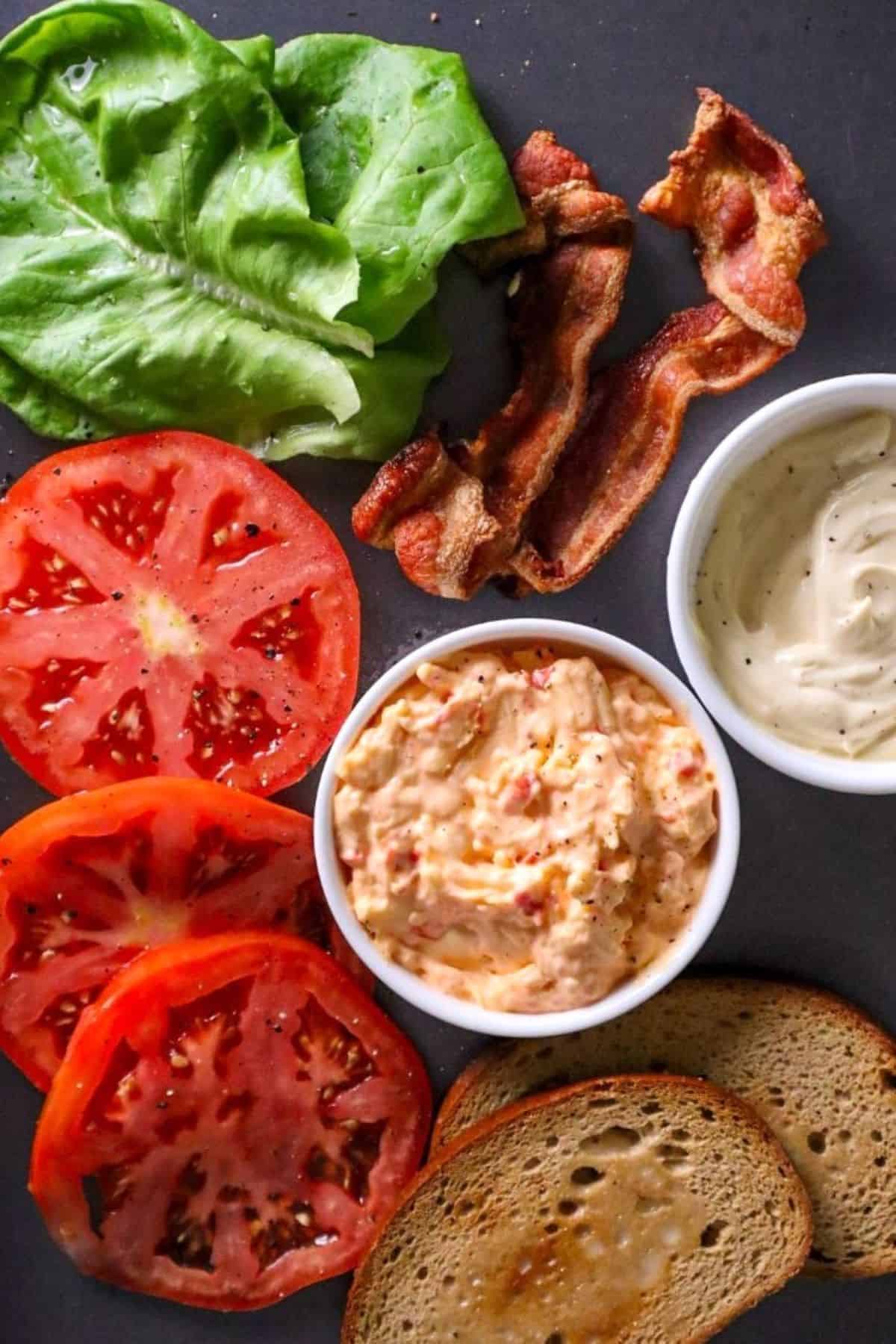 bacon pimento cheese sandwich ingredients