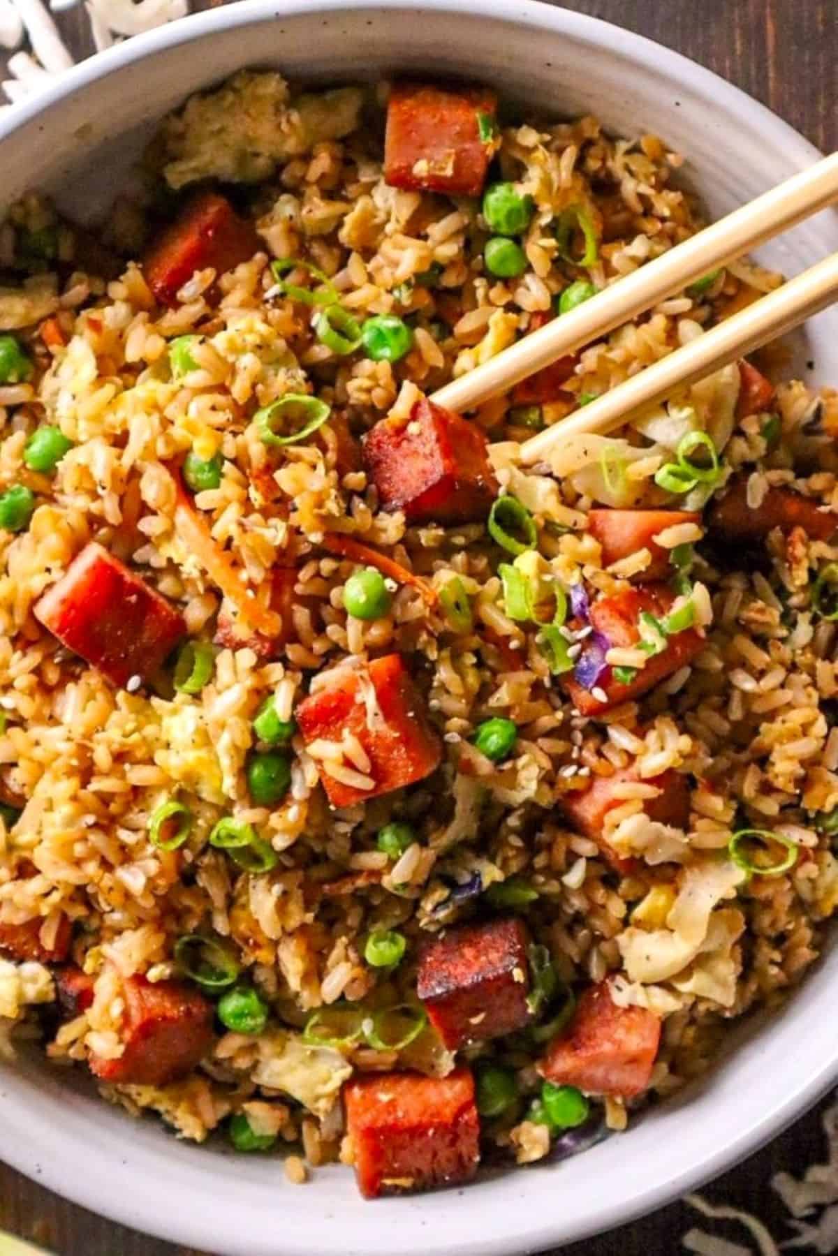 hawaiian spam fried rice