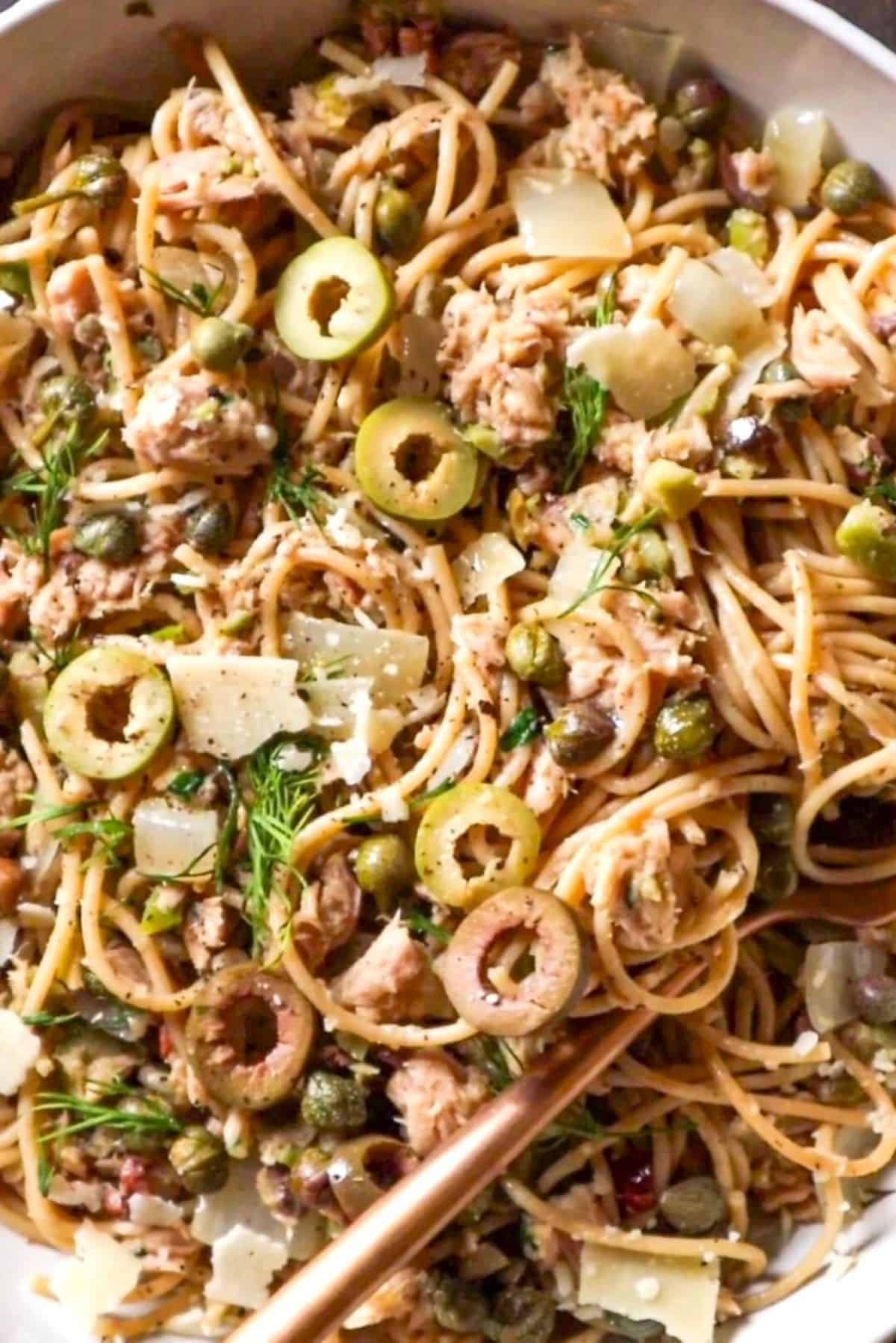 pasta tonno e olive