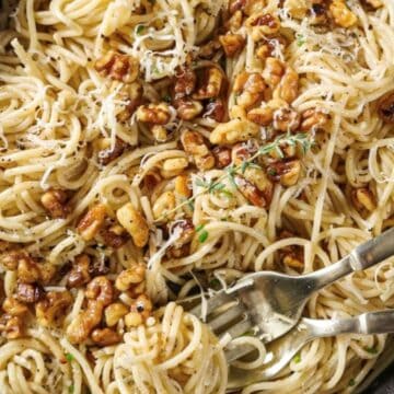 brown butter walnut pasta post cover