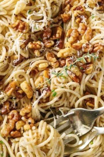 brown butter walnut pasta post cover