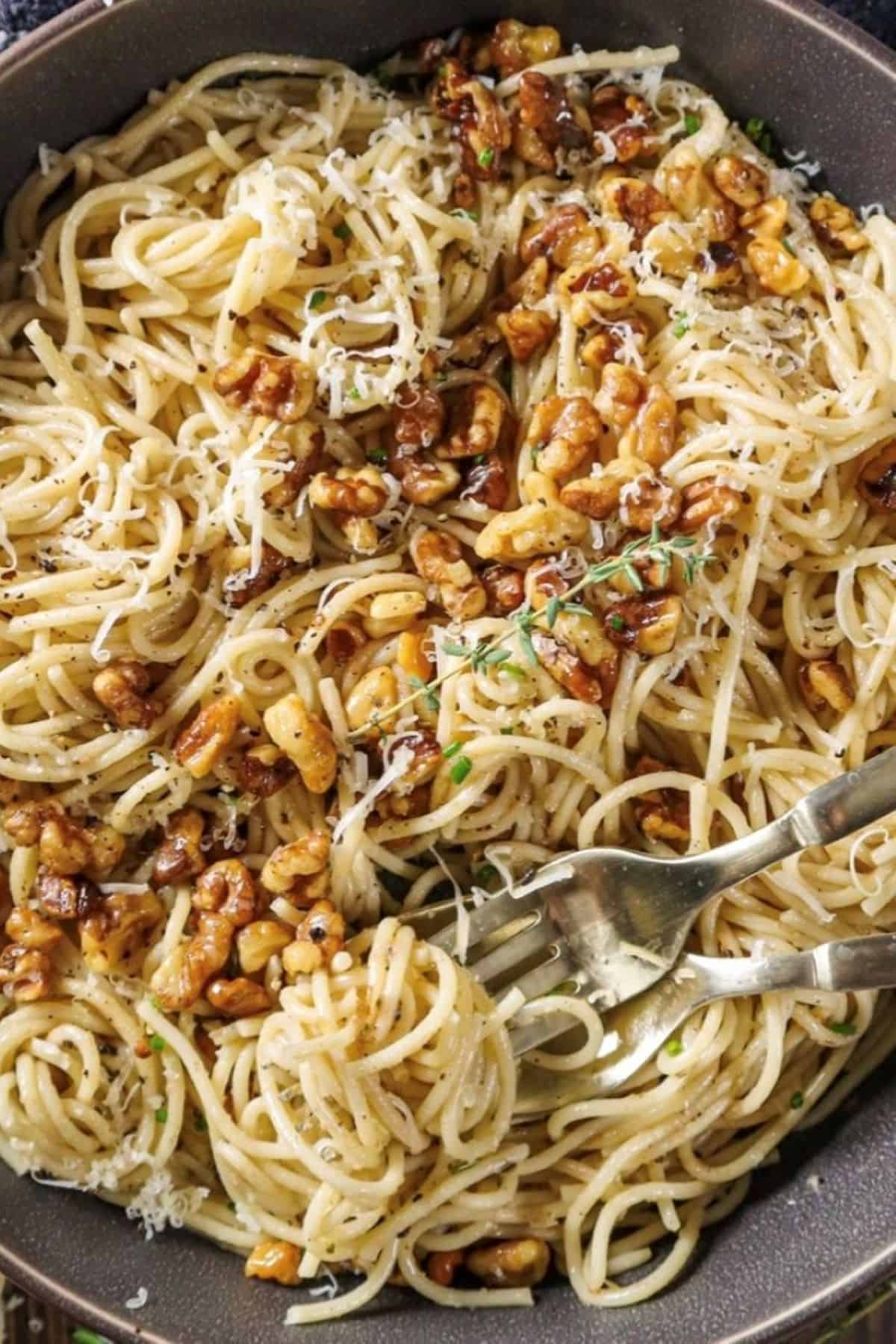 brown butter walnut pasta