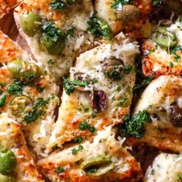 easy olive cheese bread post cover