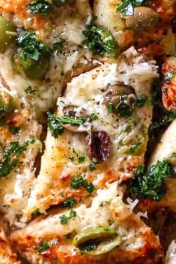 easy olive cheese bread post cover