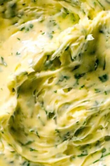 garlic and dill compound butter