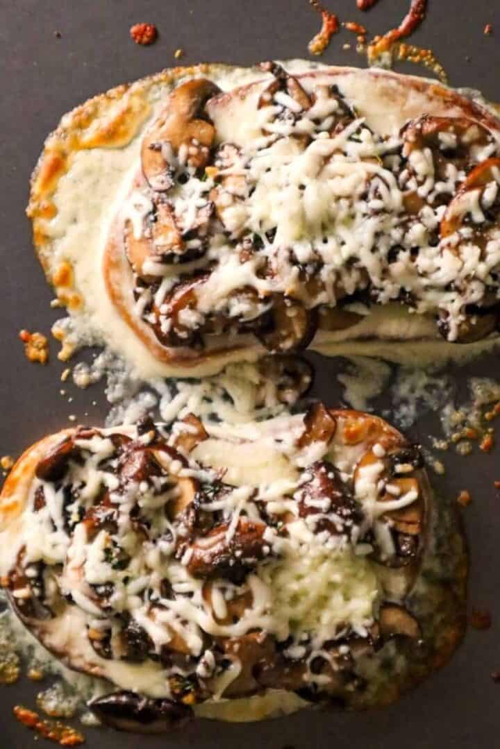 cheesy mushroom toast