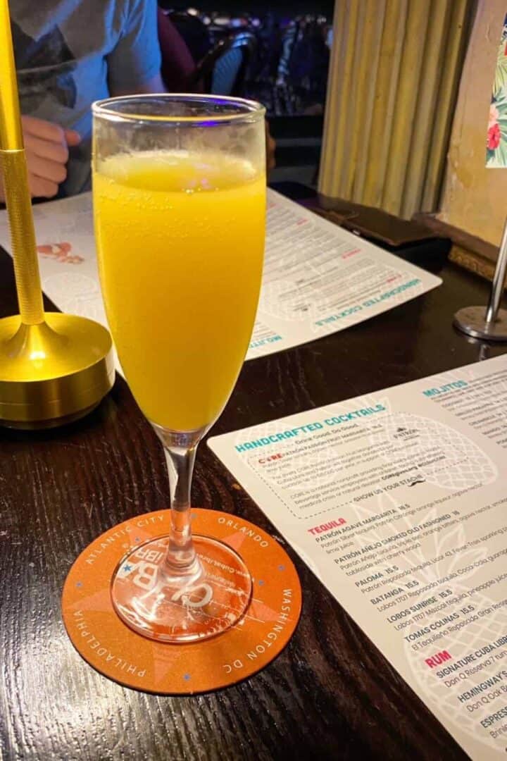 bottomless mimosas cuba libre