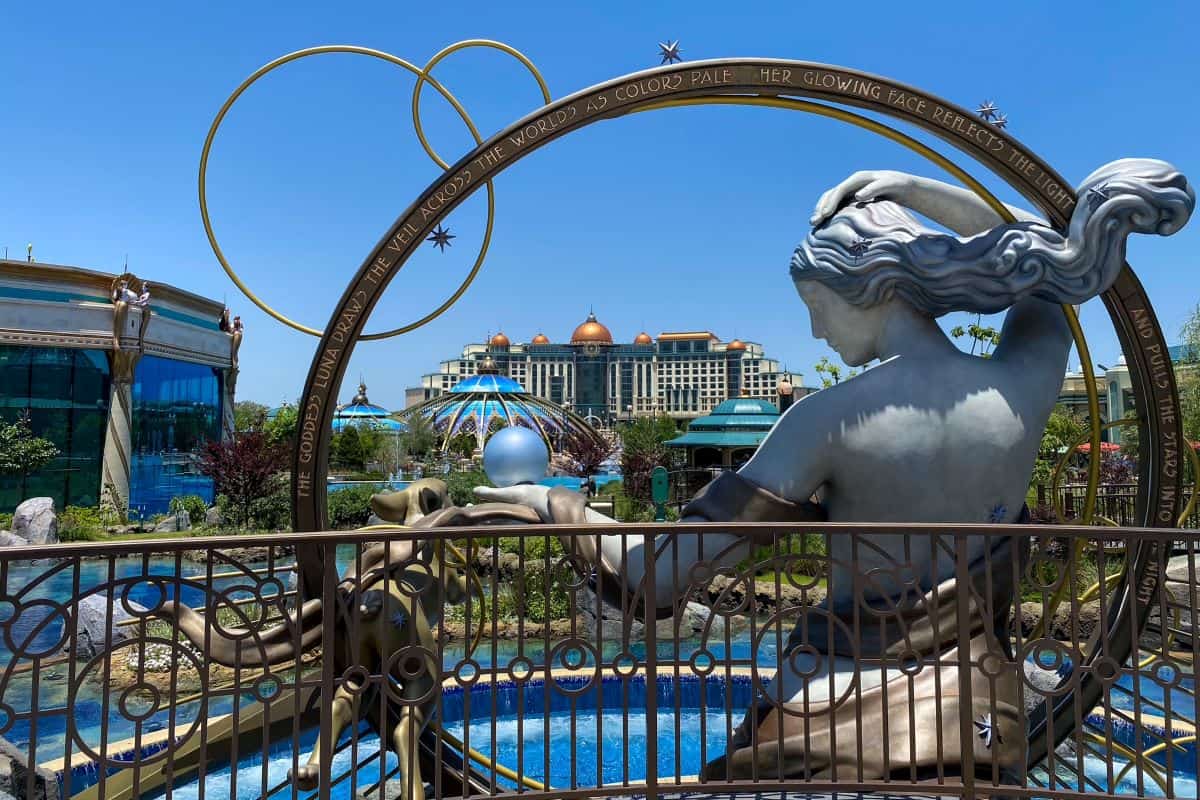 overlook of celestial park in epic universe