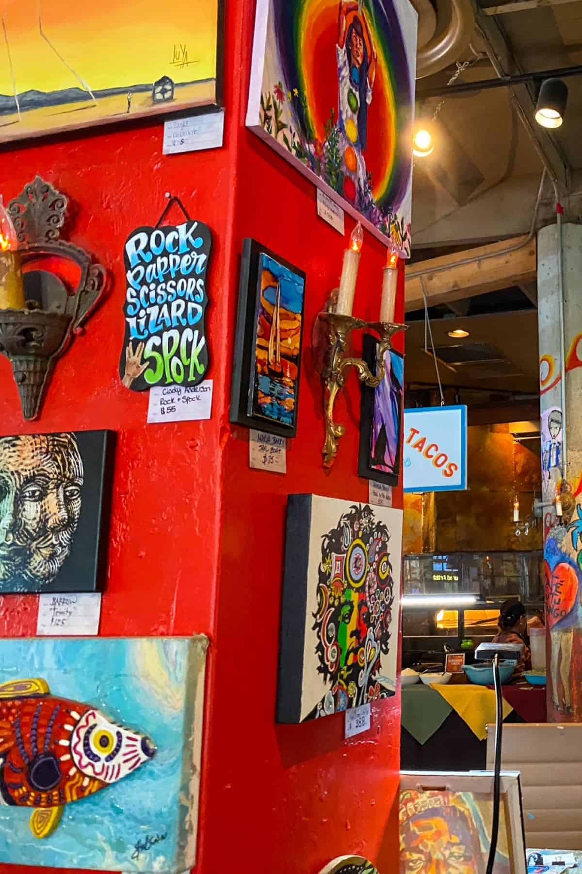 cafe tu tu tango interior art gallery
