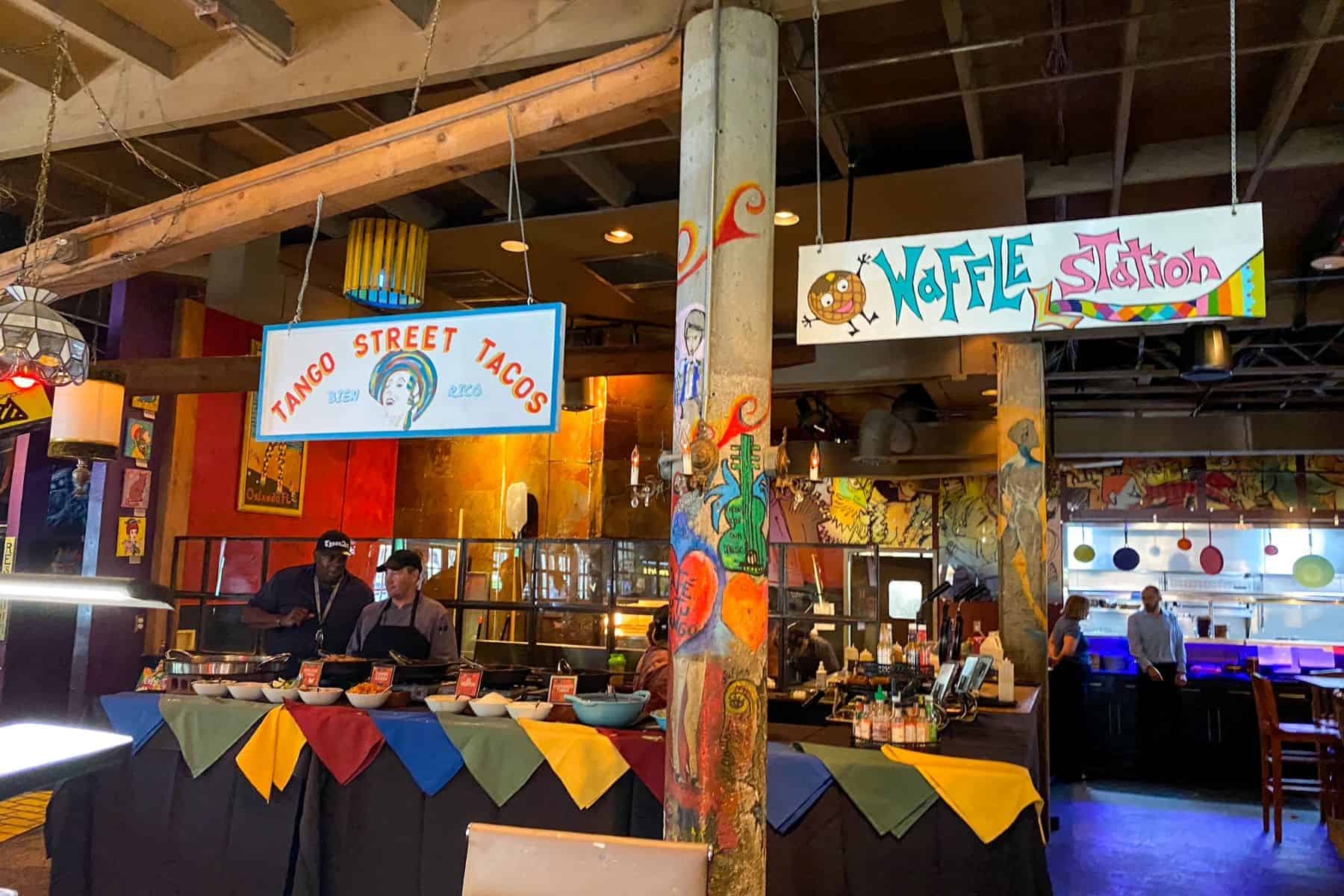 cafe tu tu tango taco and waffle stations
