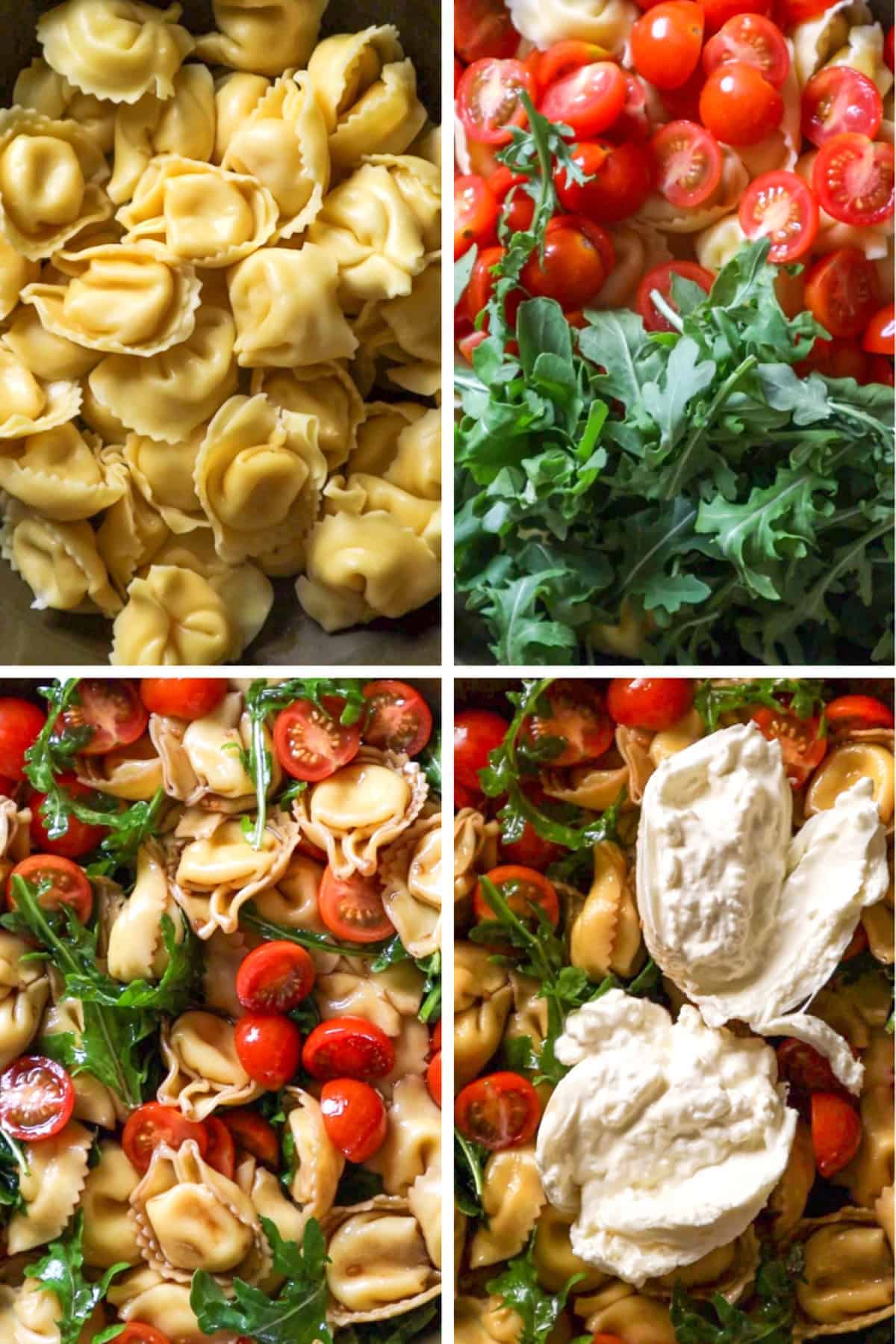 how to make caprese tortellini salad