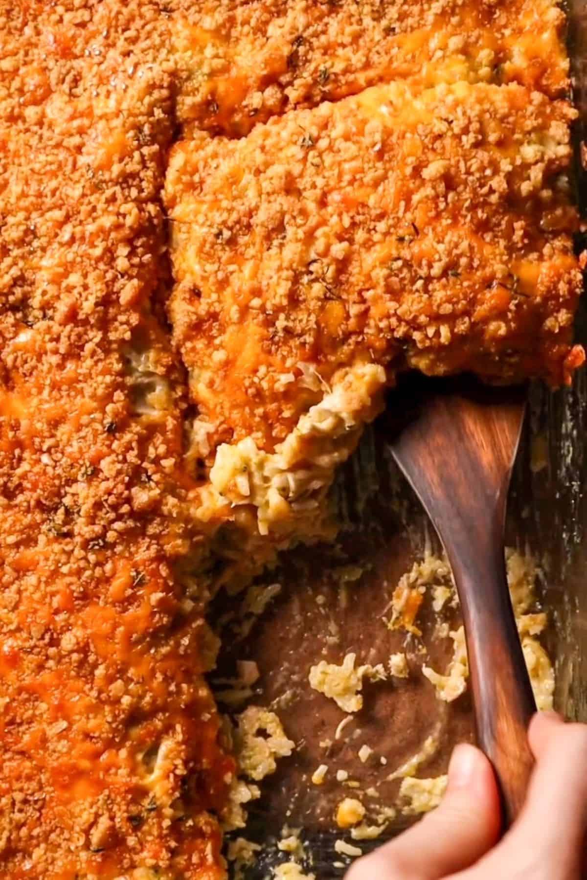 chicken and broccoli rice bake