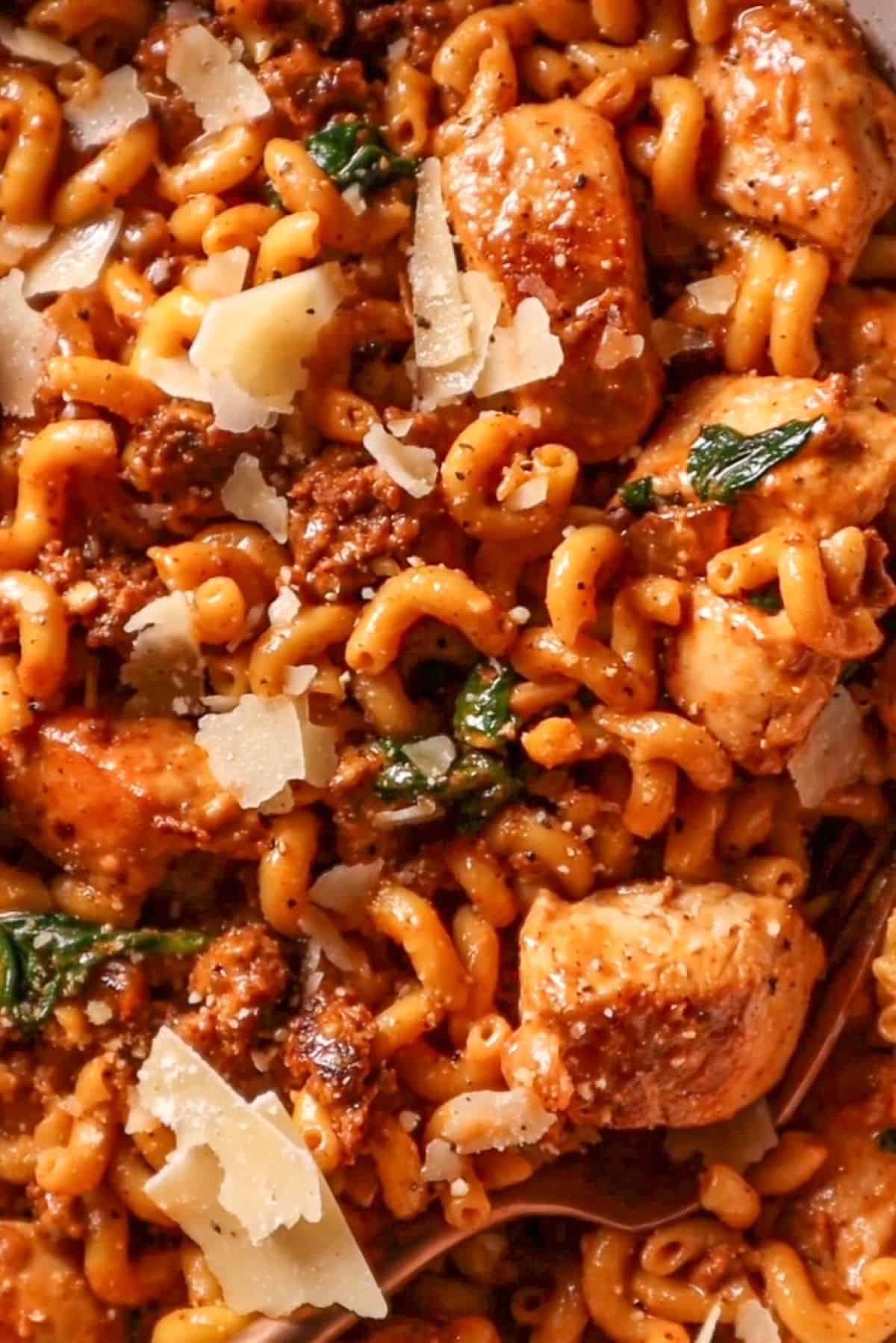 chorizo chicken pasta
