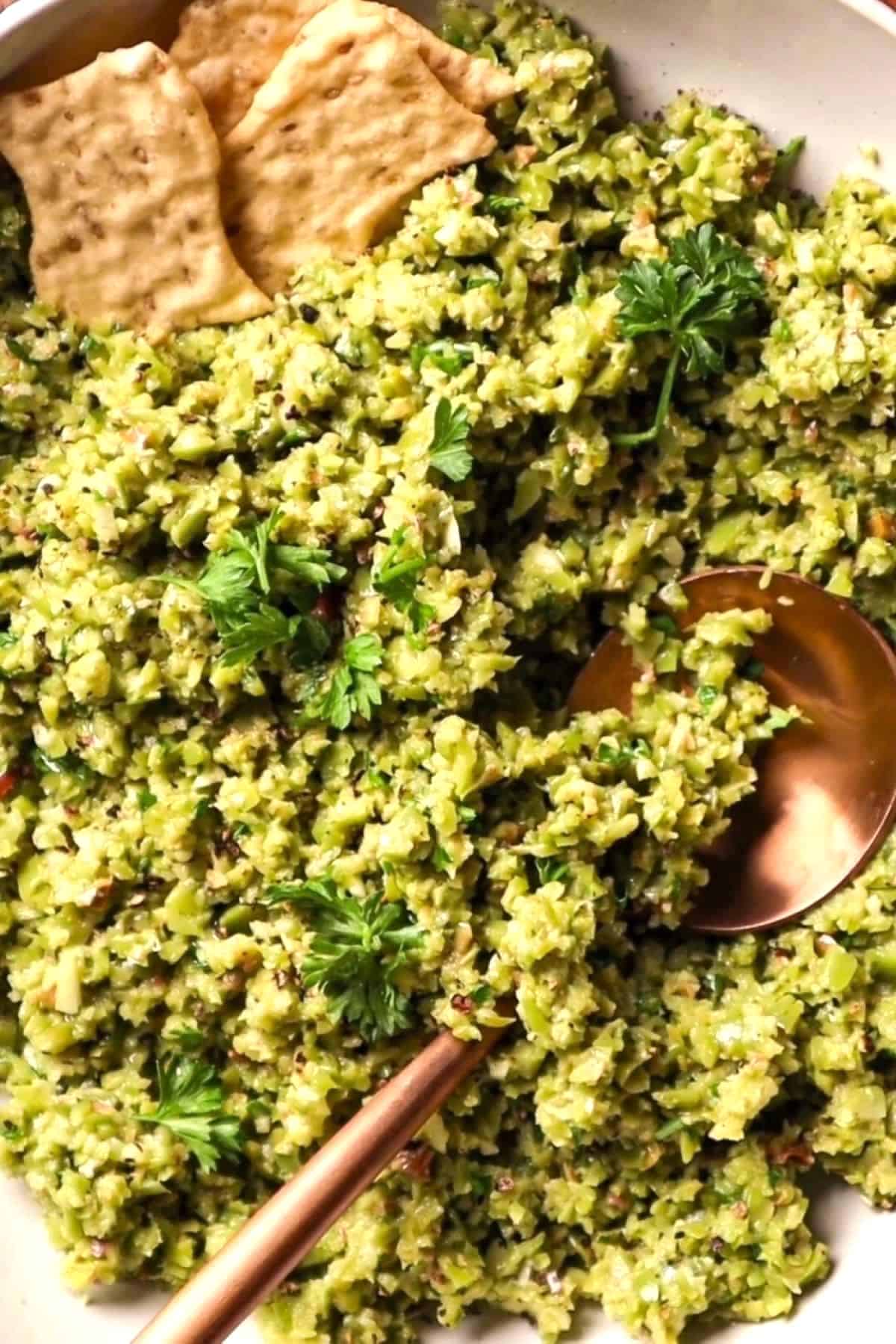 green olive tapenade