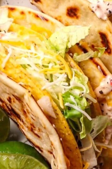 homemade cheesy gordita crunch