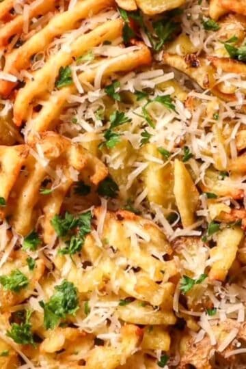 parmesan truffle oil fries