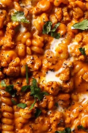 butter chicken pasta