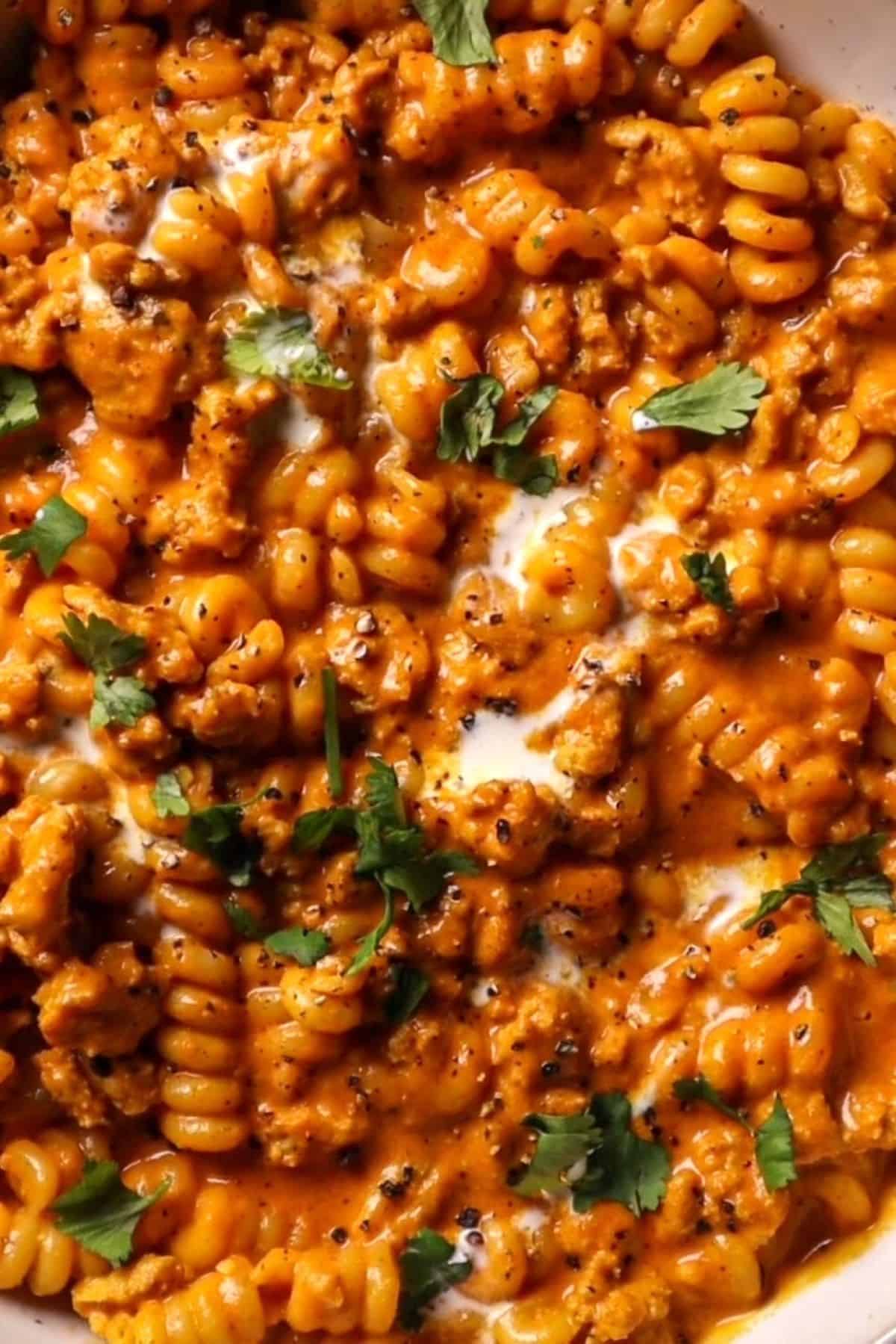 butter chicken pasta