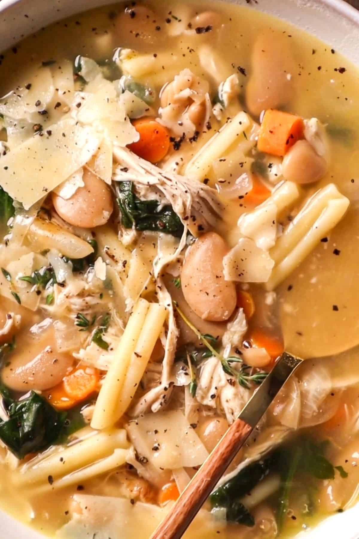 chicken white bean soup