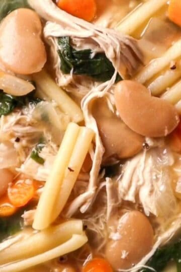 easy chicken and white bean soup