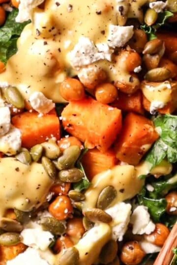 kale and sweet potato salad