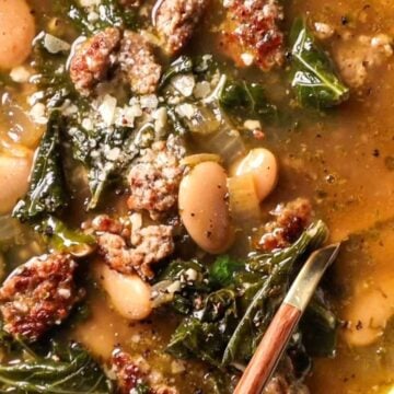 sausage kale and white bean soup