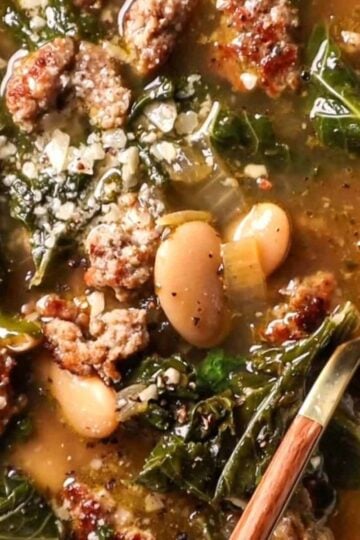 sausage kale and white bean soup
