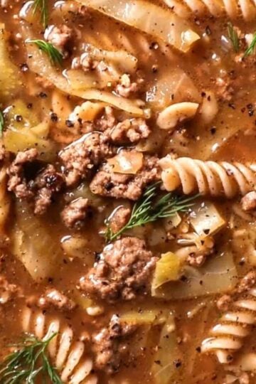 beef cabbage soup