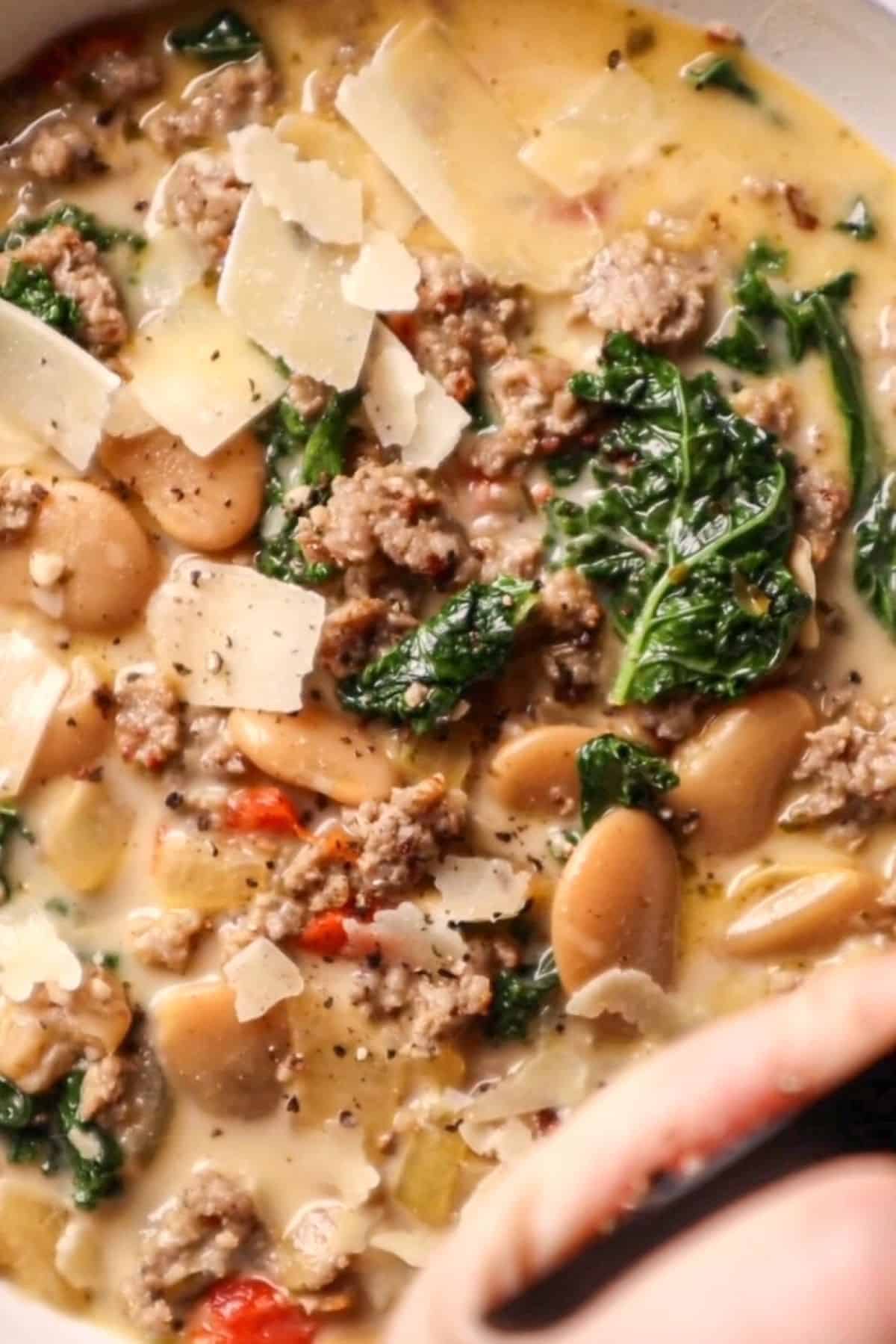 tuscan soup with white beans