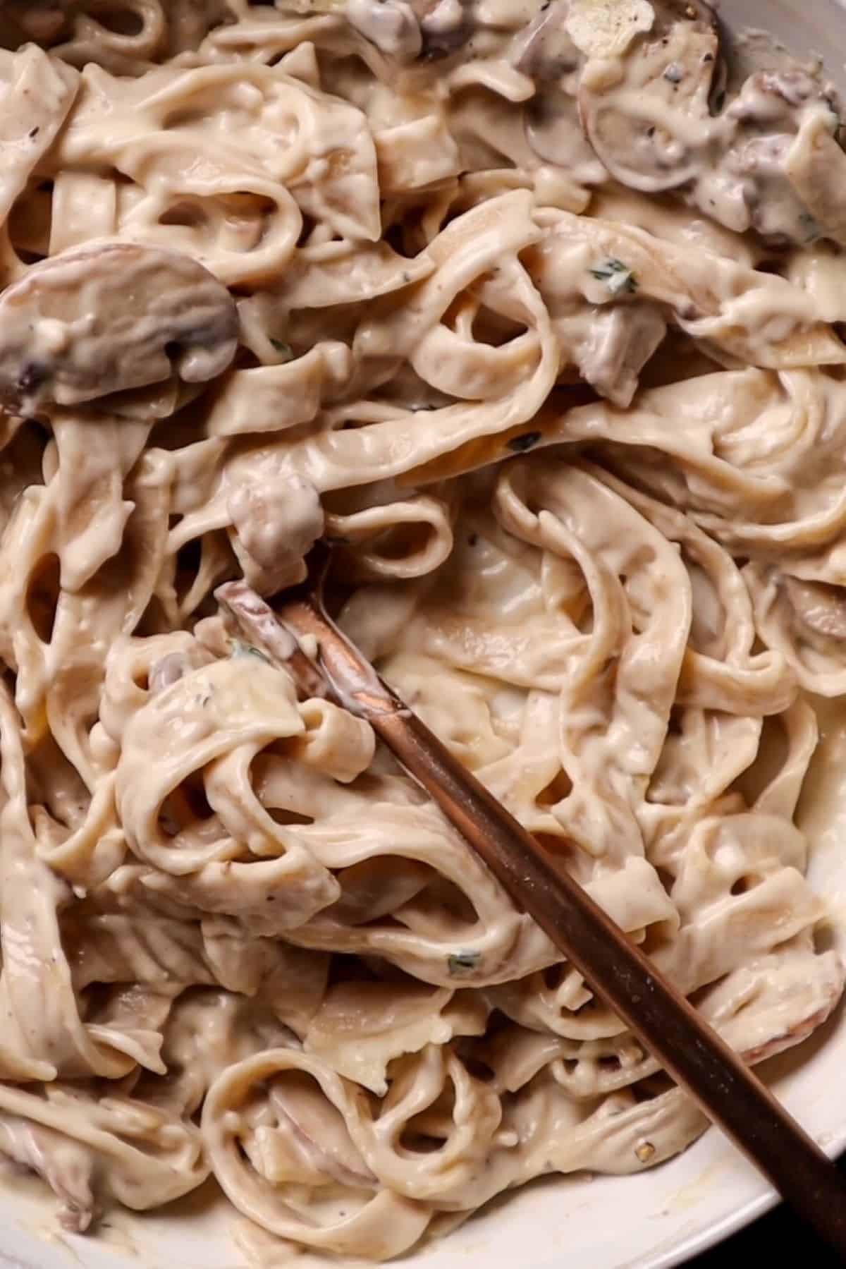 creamy mushroom pasta sauce