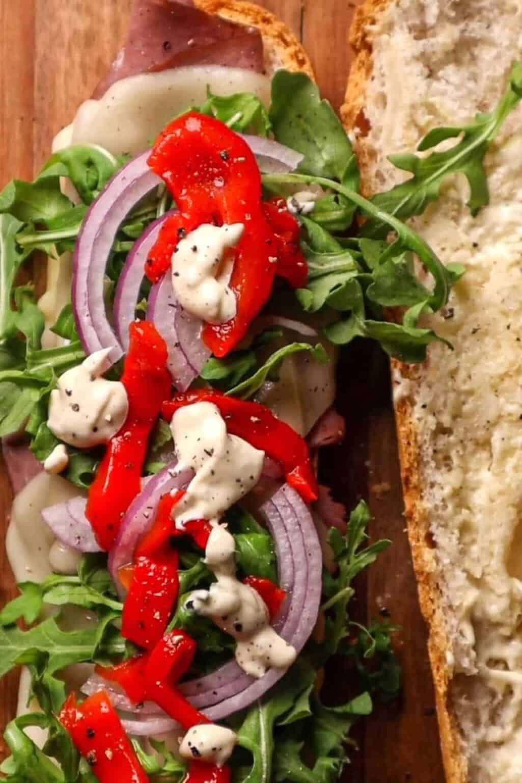 Roast Beef Sandwich with Horseradish Sauce - Must Love Garlic