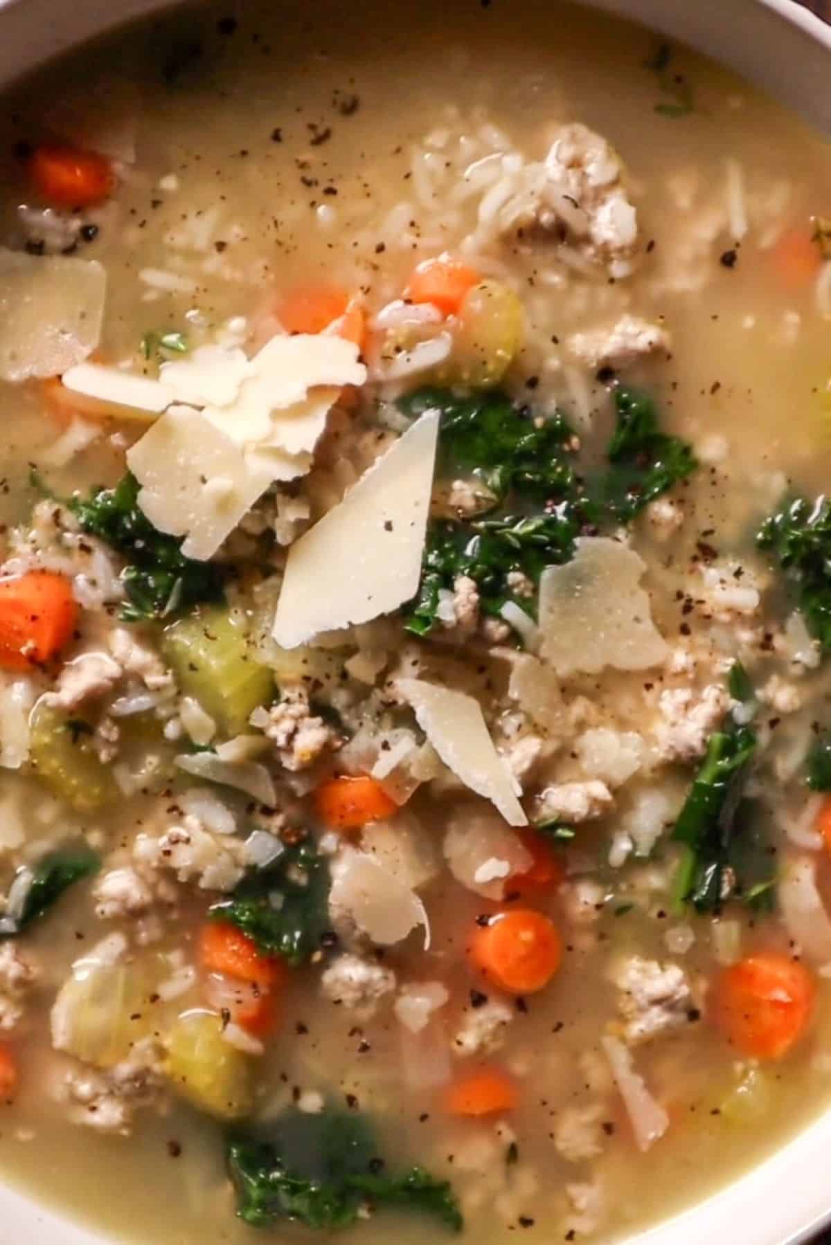 turkey and rice soup