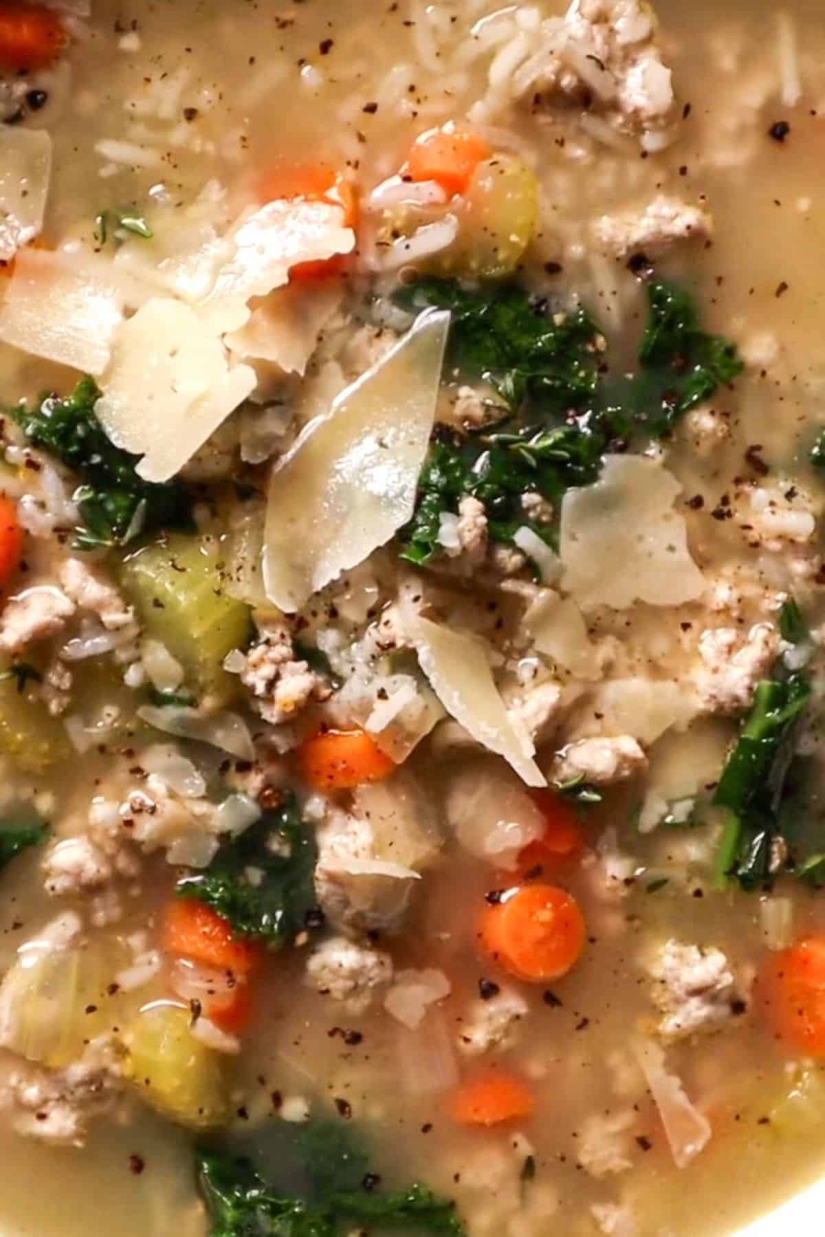 turkey rice soup