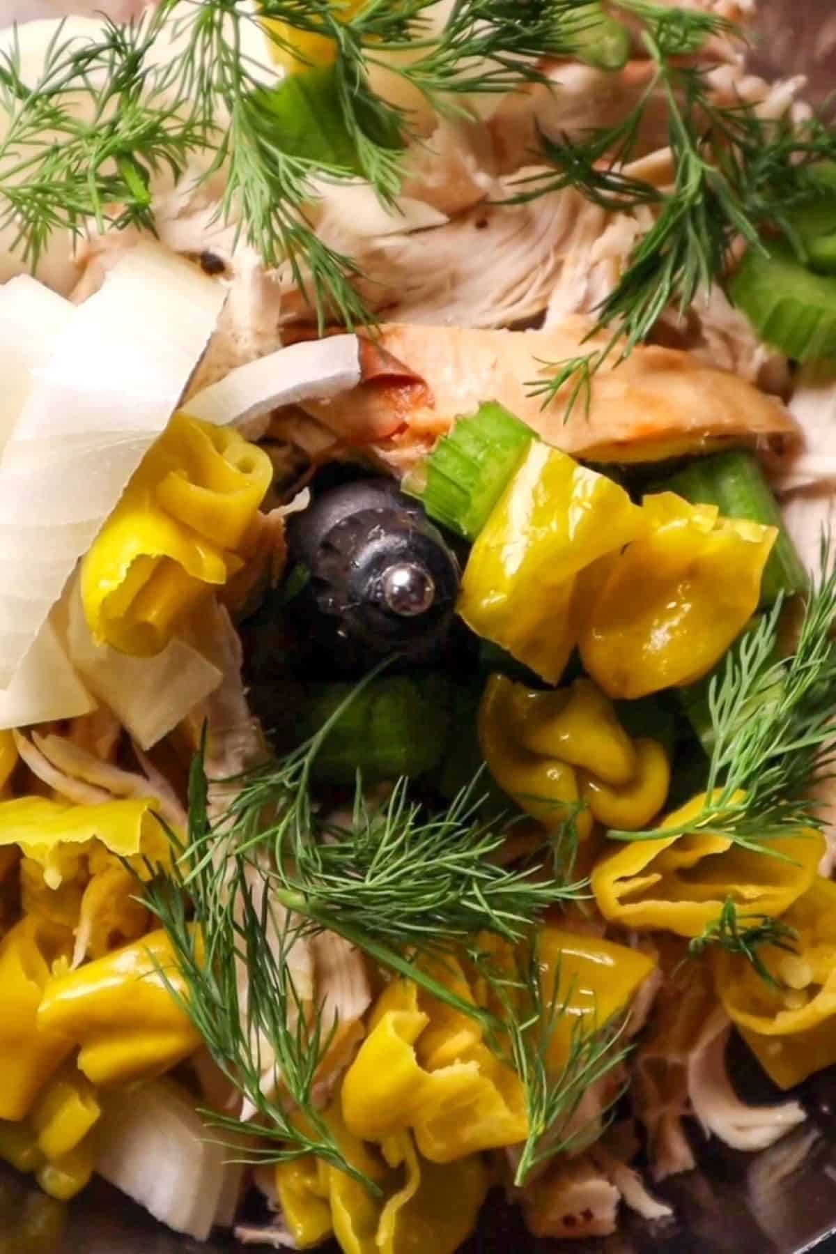 pepperoncini chicken salad ingredients