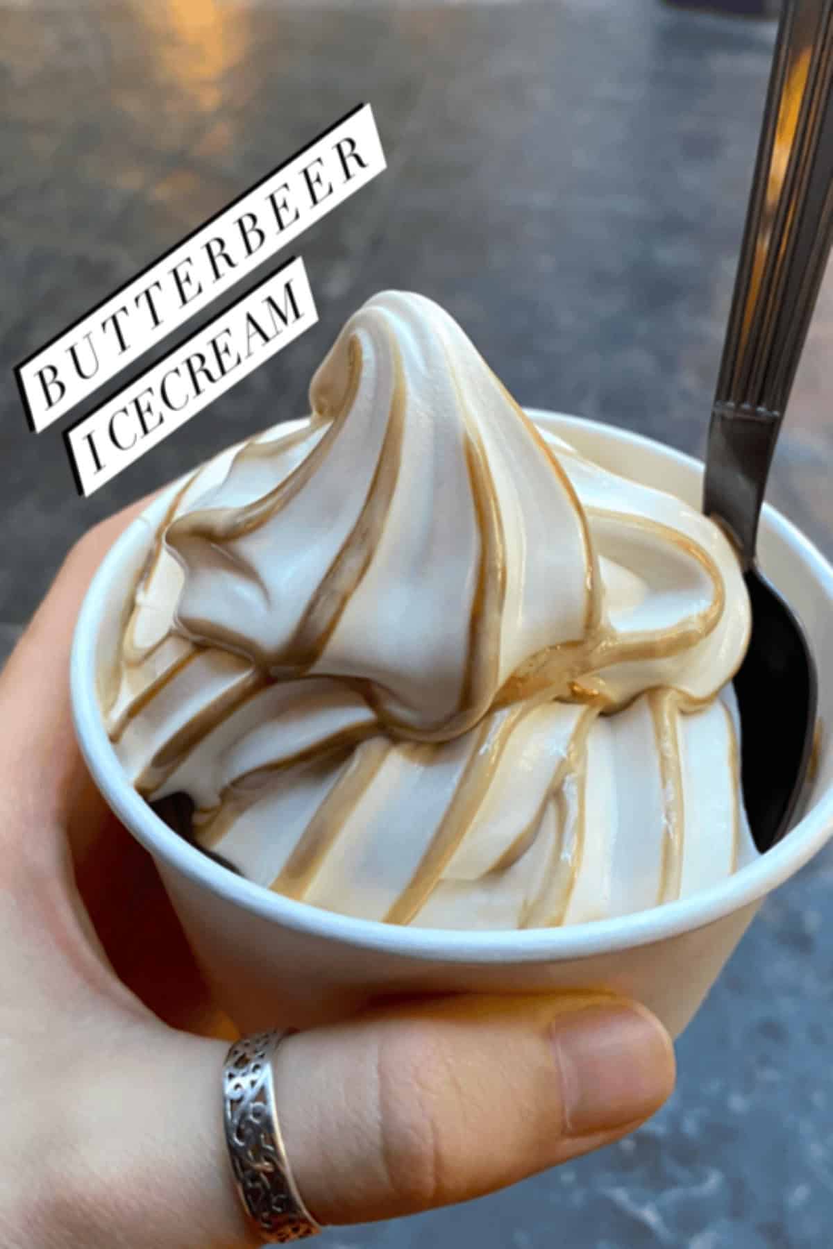 Florean Fortescue's Ice-Cream Parlour butterbeer ice cream