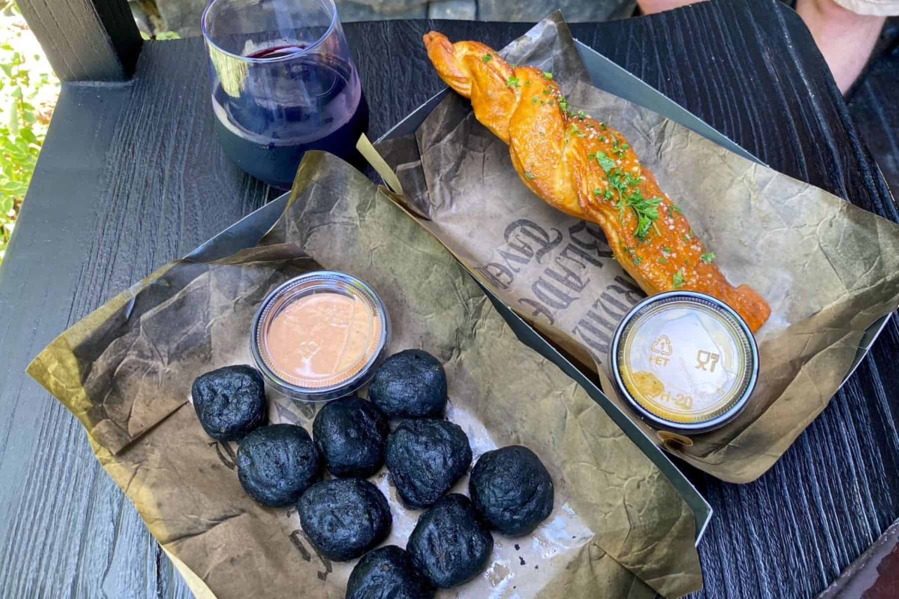 burning blade taver garlic stake burning cheddar bites and darkthorne mead