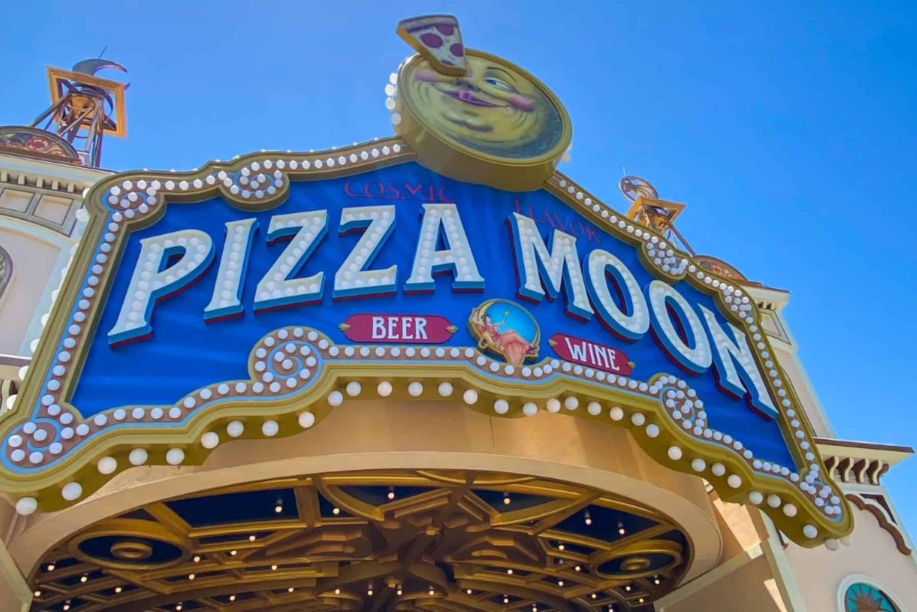 pizza moon entrance epic universe