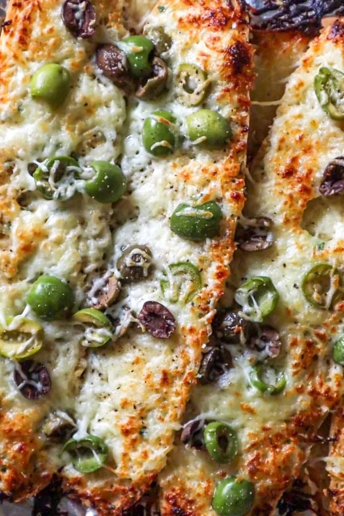 baked olive cheese bread