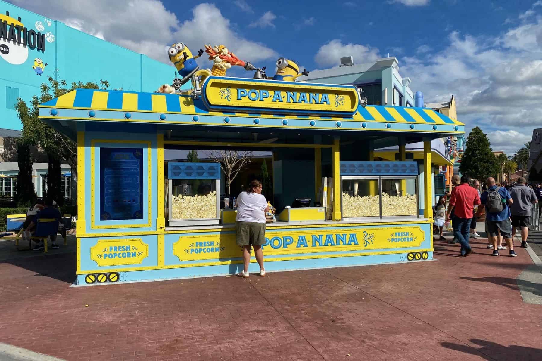 banana popcorn stand universal studios